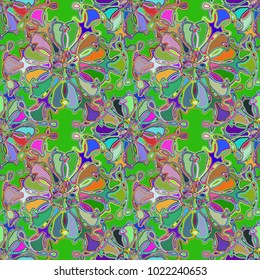 Abstract color seamless pattern for new background.