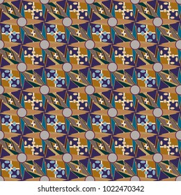 Abstract color seamless pattern for new background.