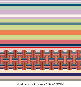 Abstract color seamless pattern for new background.