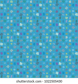 Abstract color seamless pattern for new background.