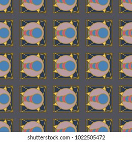 Abstract color seamless pattern for new background.
