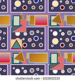 Abstract color seamless pattern for new background.