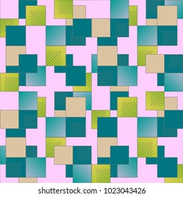 Abstract color seamless pattern for new background.