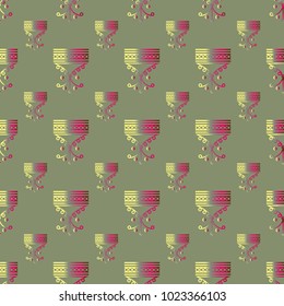 Abstract color seamless pattern for new background.