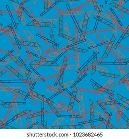 Abstract color seamless pattern for new background.