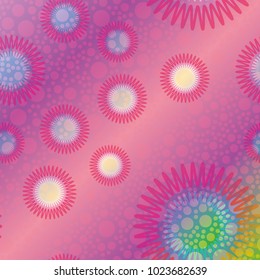 Abstract color seamless pattern for new background.