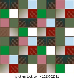 Abstract color seamless pattern for new background.
