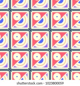 Abstract color seamless pattern for new background.