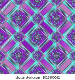 Abstract color seamless pattern for new background.
