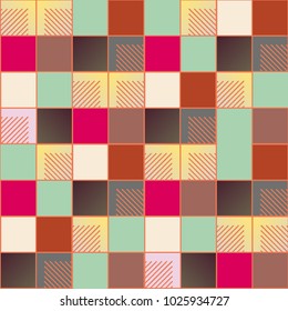 Abstract color seamless pattern for new background.