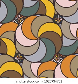 Abstract color seamless pattern for new background.