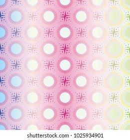 Abstract color seamless pattern for new background.