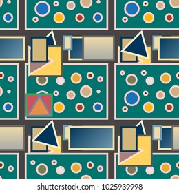 Abstract color seamless pattern for new background.
