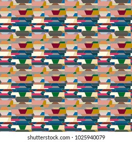 Abstract color seamless pattern for new background.