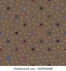 Abstract color seamless pattern for new background.