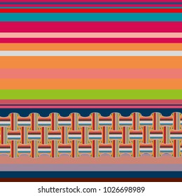 Abstract color seamless pattern for new background.