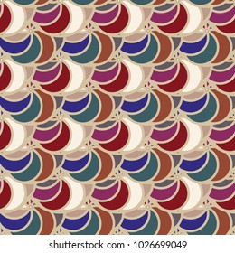 Abstract color seamless pattern for new background.