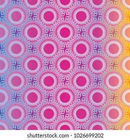 Abstract color seamless pattern for new background.