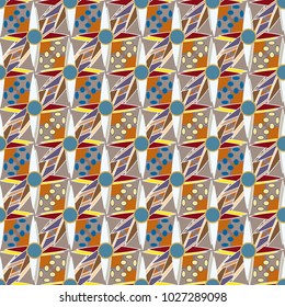 Abstract color seamless pattern for new background.