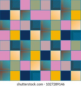 Abstract color seamless pattern for new background.