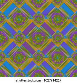 Abstract color seamless pattern for new background.