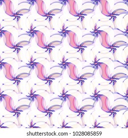 Abstract color seamless pattern for new background.