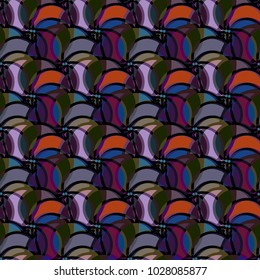 Abstract color seamless pattern for new background.