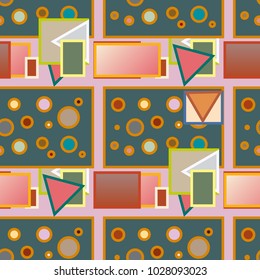 Abstract color seamless pattern for new background.