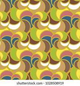 Abstract color seamless pattern for new background.