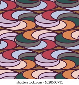 Abstract color seamless pattern for new background.