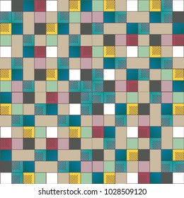 Abstract color seamless pattern for new background.