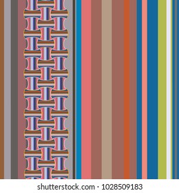 Abstract color seamless pattern for new background.
