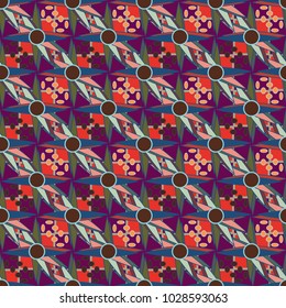 Abstract color seamless pattern for new background.