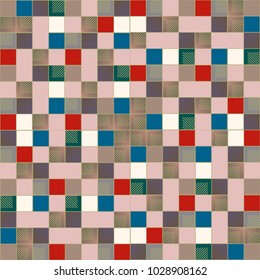 Abstract color seamless pattern for new background.