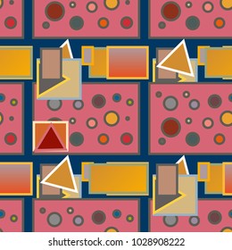 Abstract color seamless pattern for new background.