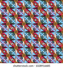 Abstract color seamless pattern for new background.