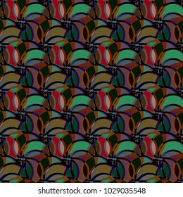 Abstract color seamless pattern for new background.