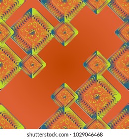 Abstract color seamless pattern for new background.