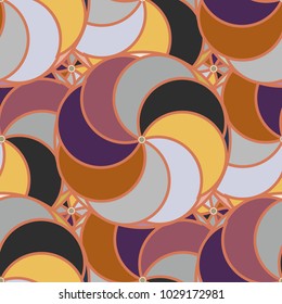 Abstract color seamless pattern for new background.