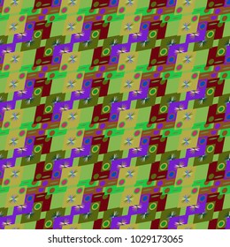 Abstract color seamless pattern for new background.