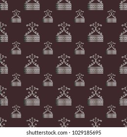 Abstract color seamless pattern for new background.