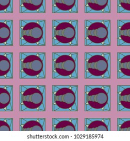 Abstract color seamless pattern for new background.