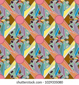 Abstract color seamless pattern for new background.