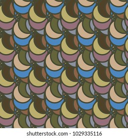 Abstract color seamless pattern for new background.