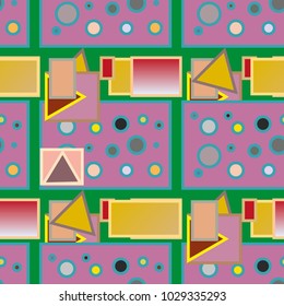 Abstract color seamless pattern for new background.