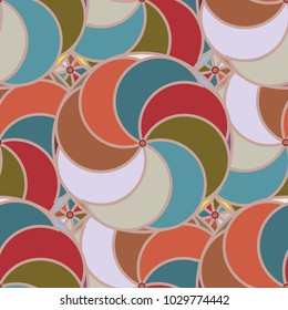 Abstract color seamless pattern for new background.