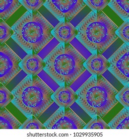 Abstract color seamless pattern for new background.