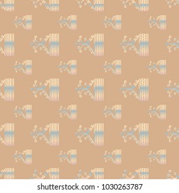 Abstract color seamless pattern for new background.