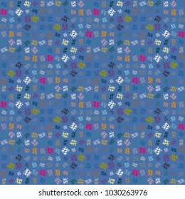 Abstract color seamless pattern for new background.