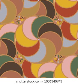 Abstract color seamless pattern for new background.